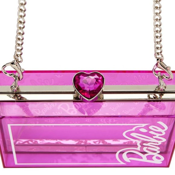 💕NWT Hot Pink Classic Barbie Box Crossbody Bag: Barbie Halloween Costume… - Picture 7 of 9